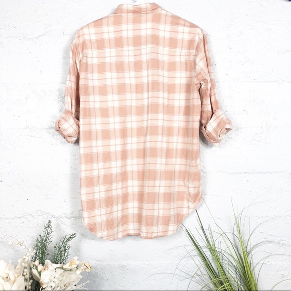 Madewell Central Button Down Danville Plaid Shirt - Picture 3 of 8